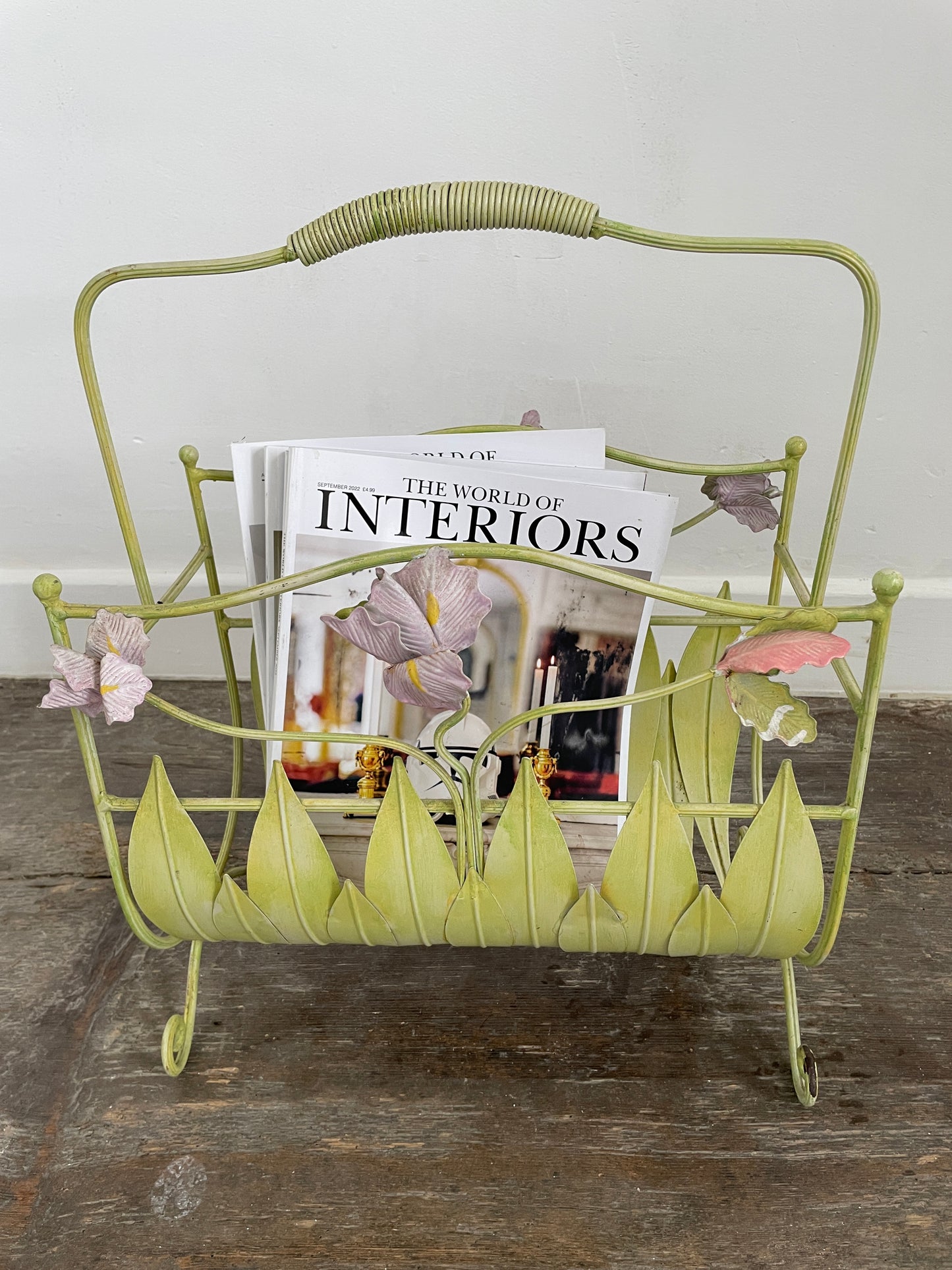 Vintage magazine holder