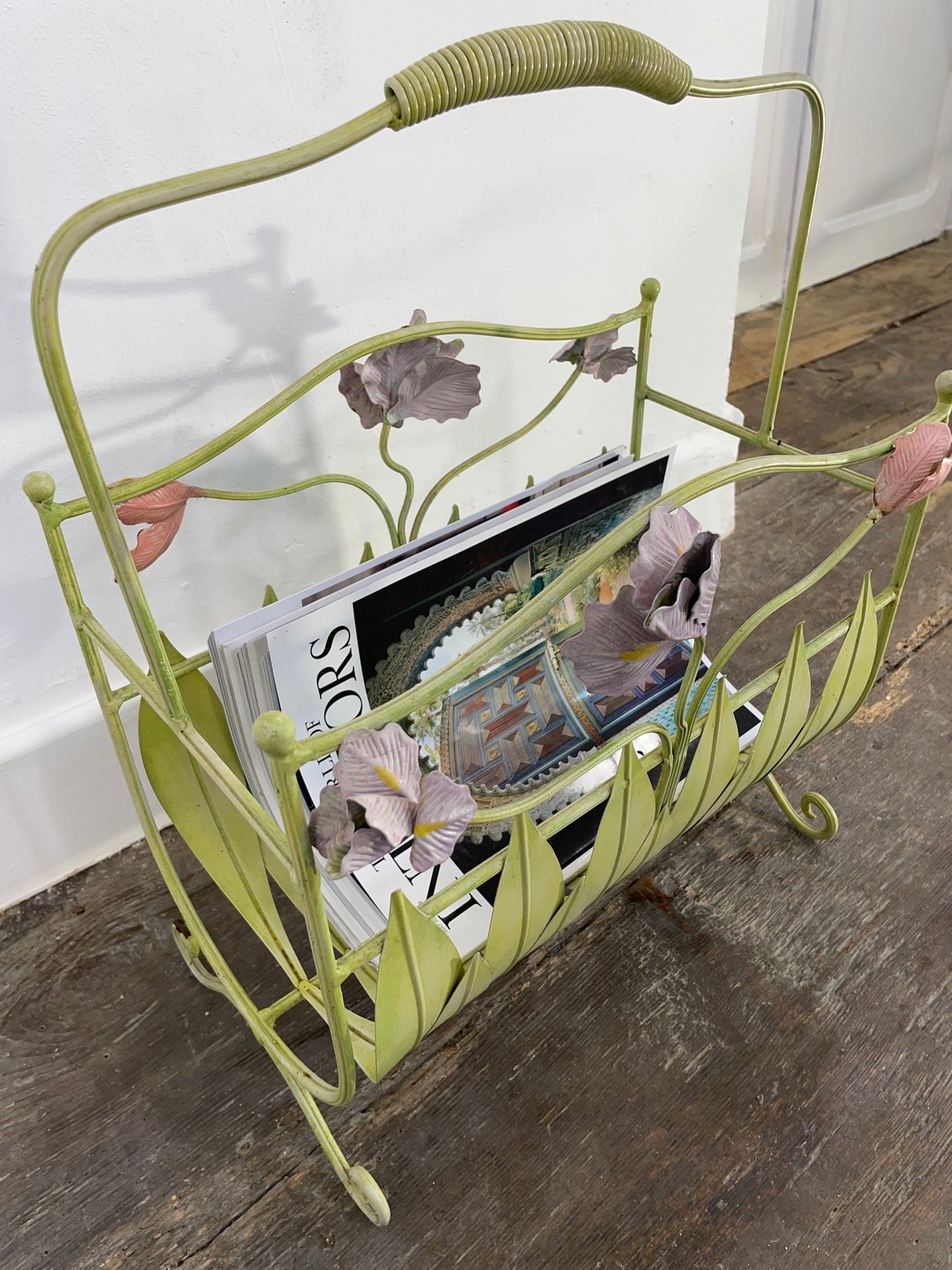 Vintage magazine holder