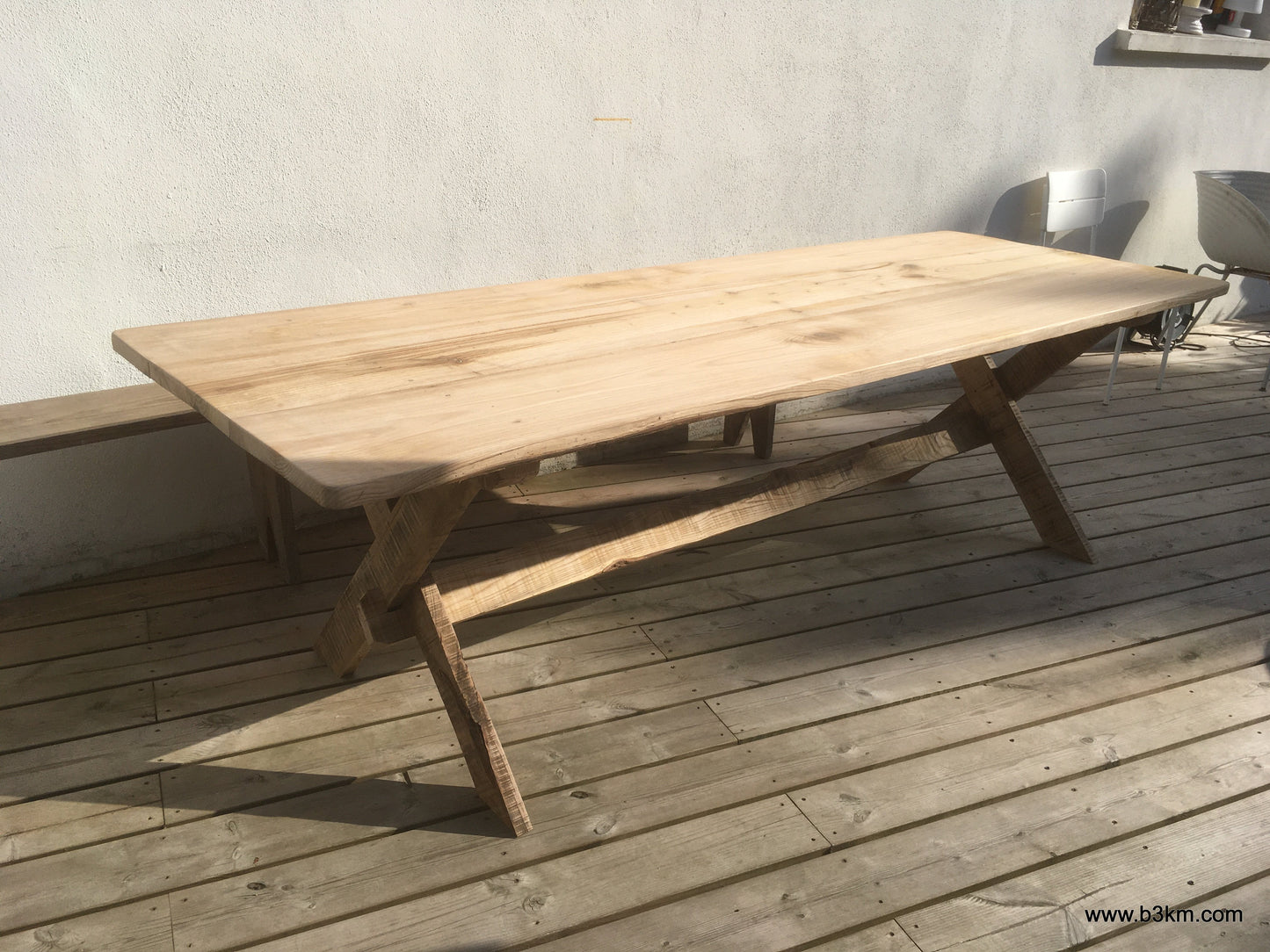 Handcrafted Farmhouse Table by Studio B3KM – Made to Order, Any Size