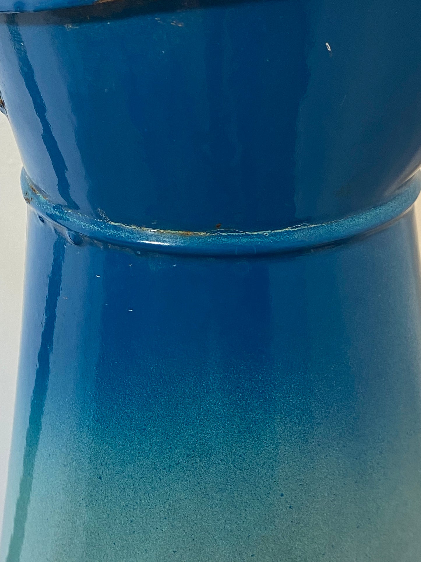 Vintage enamel garden pitcher