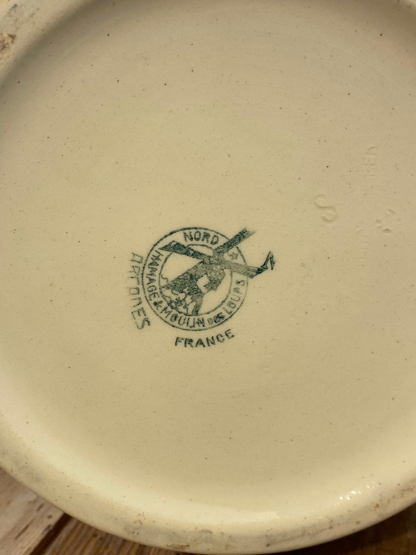 Vintage French Saint-Amand Art Deco Pitcher & Basin – Hand-Painted Floral
