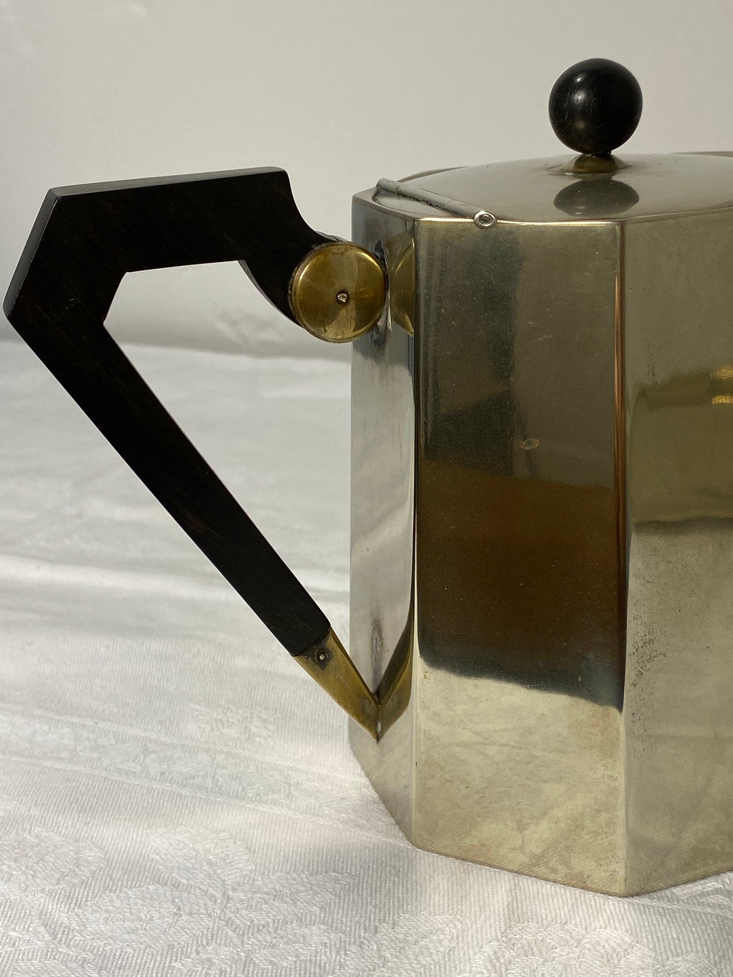 Vintage Art Deco Tea & Coffee Set with Tray – Geometric Design