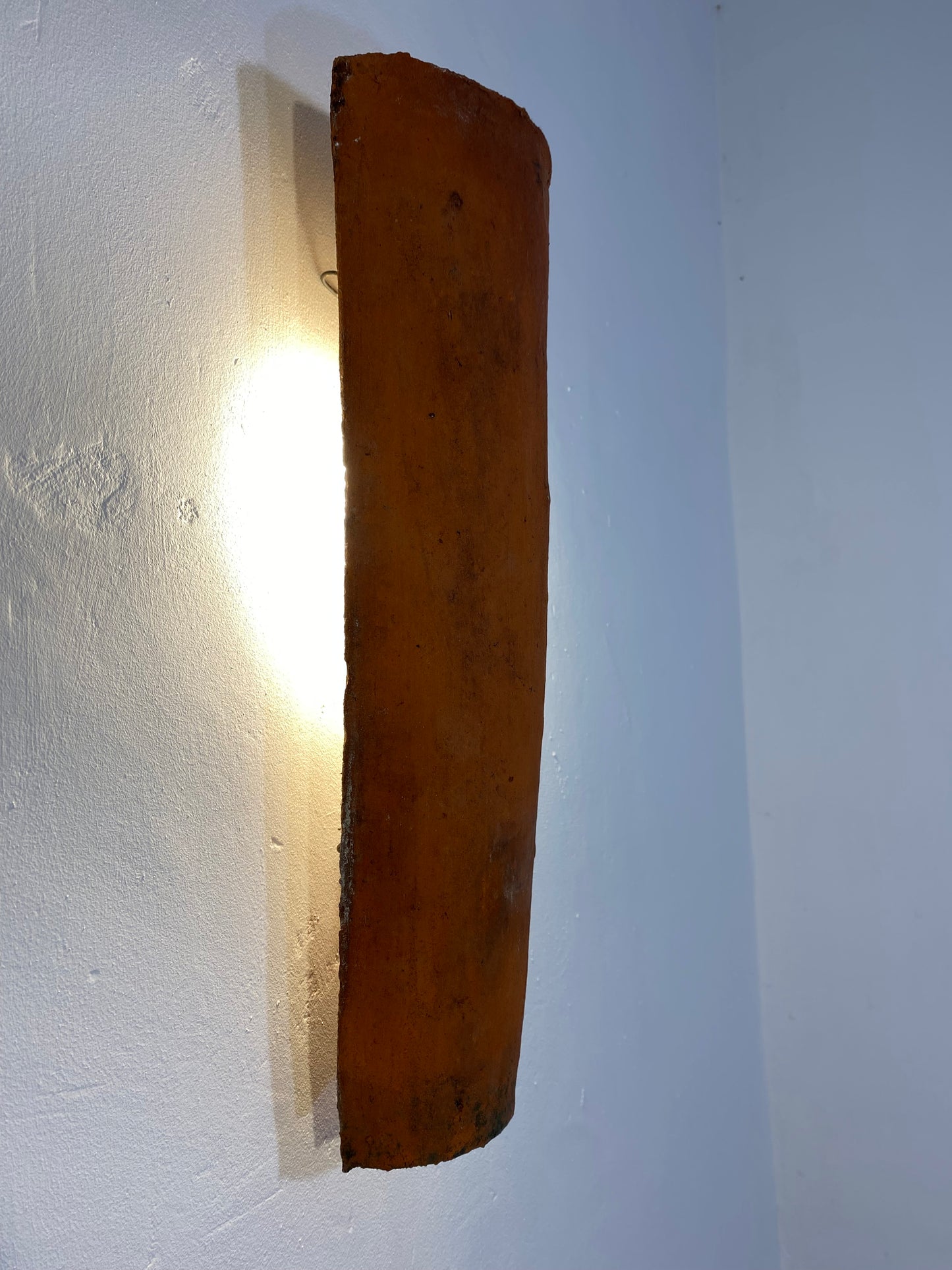 Lamp from antique french roof tile by Studio B3KM