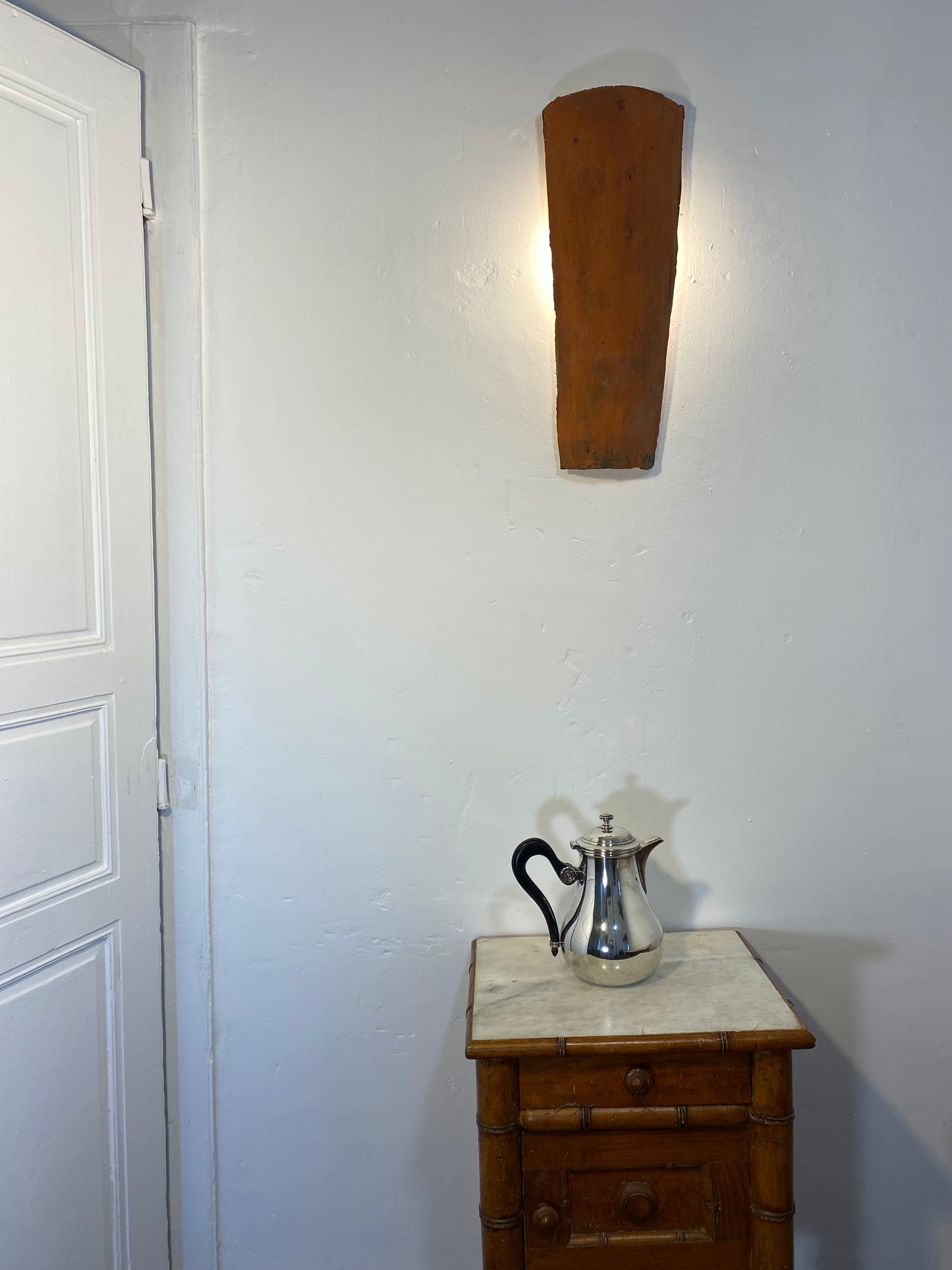 Lamp from antique french roof tile by Studio B3KM