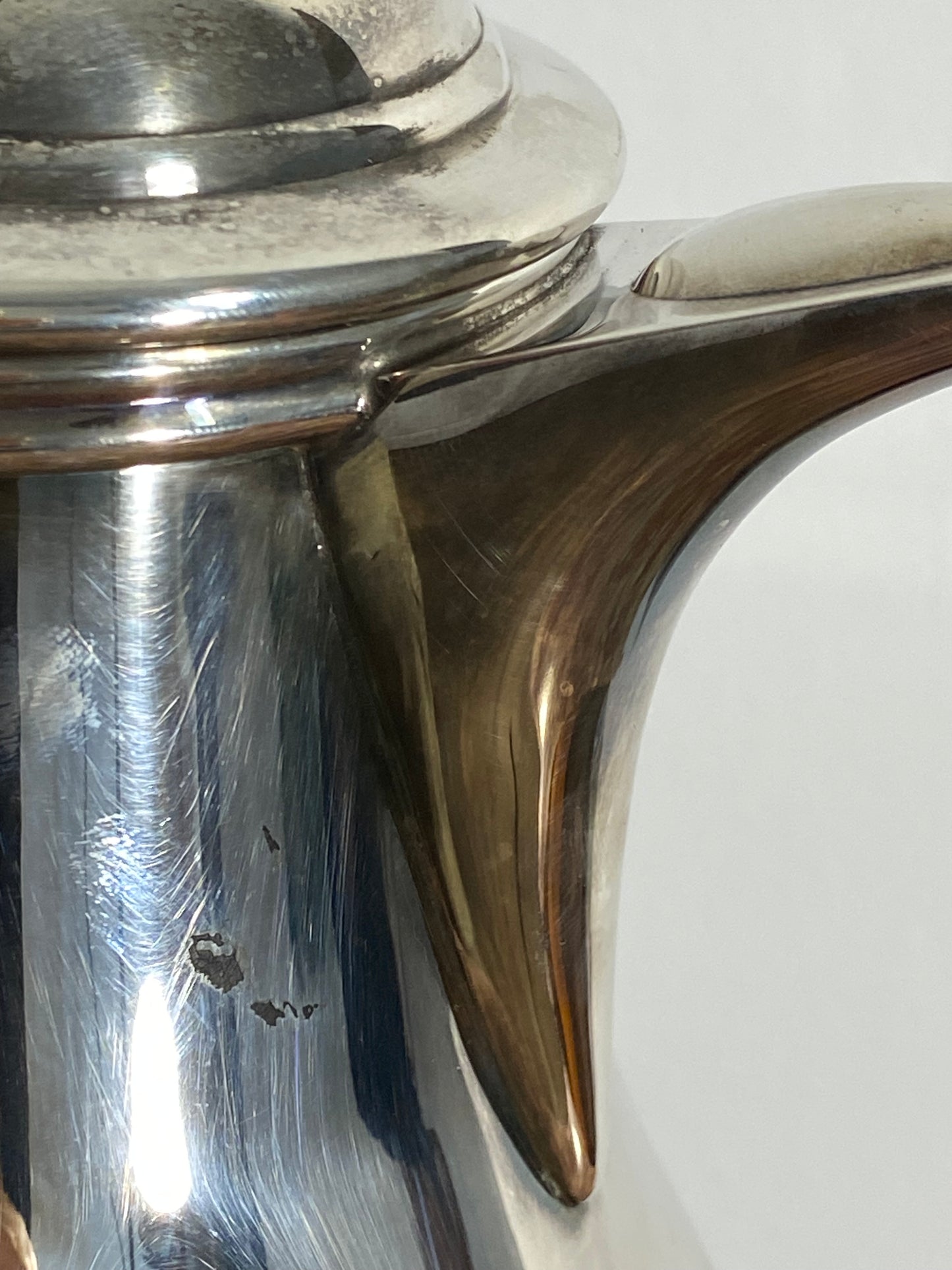 Saint Hilaire Silver-Plated Teapot with Ebonized Handle