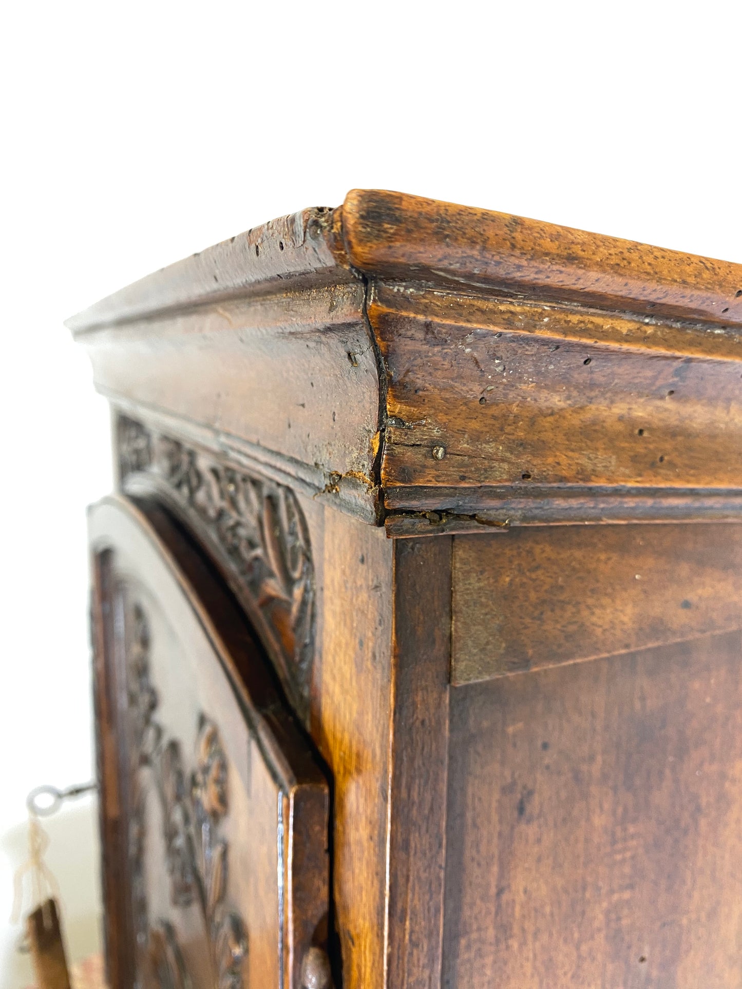 Antique French Provincial Oak Cabinet