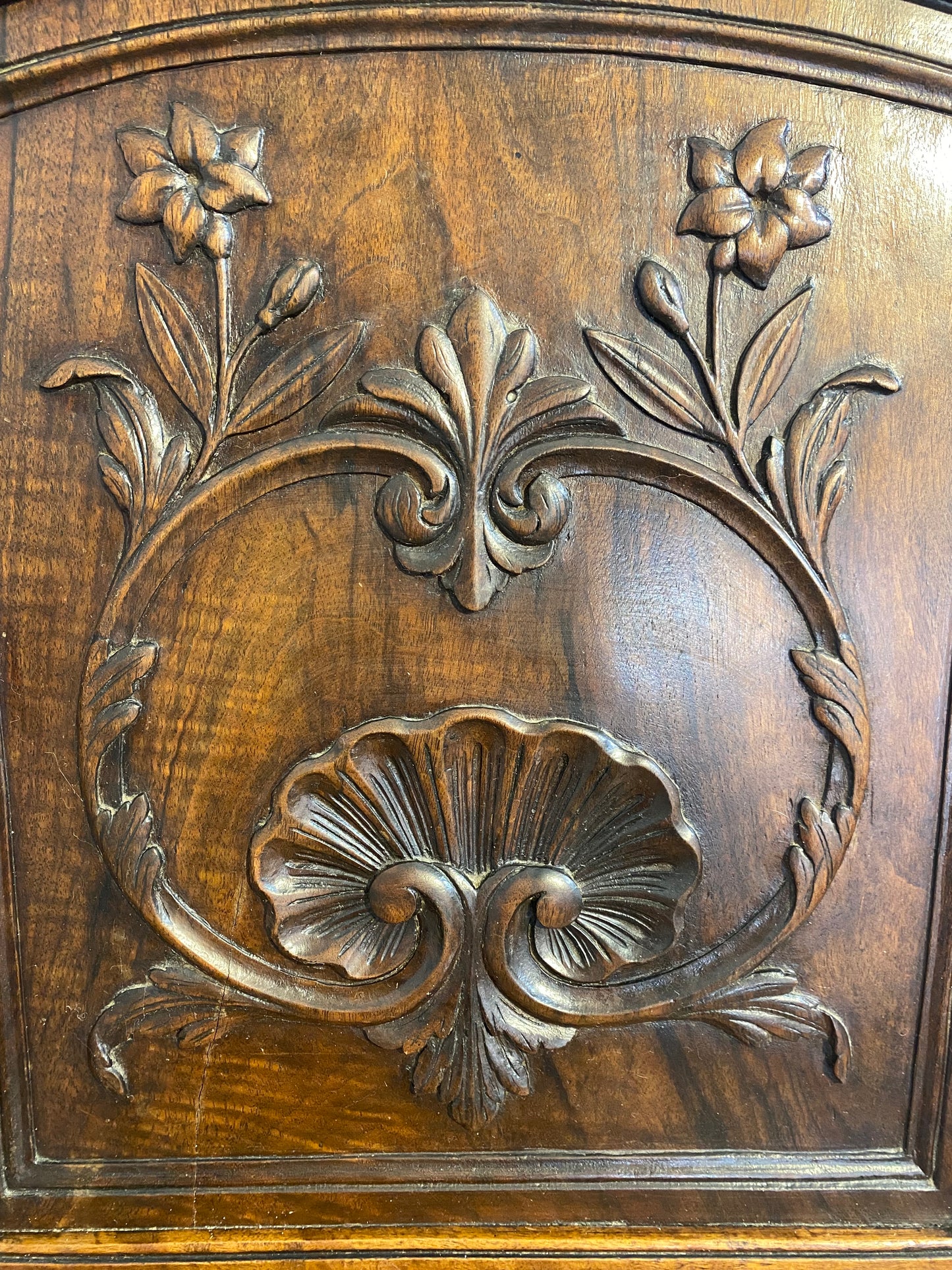Antique French Provincial Oak Cabinet