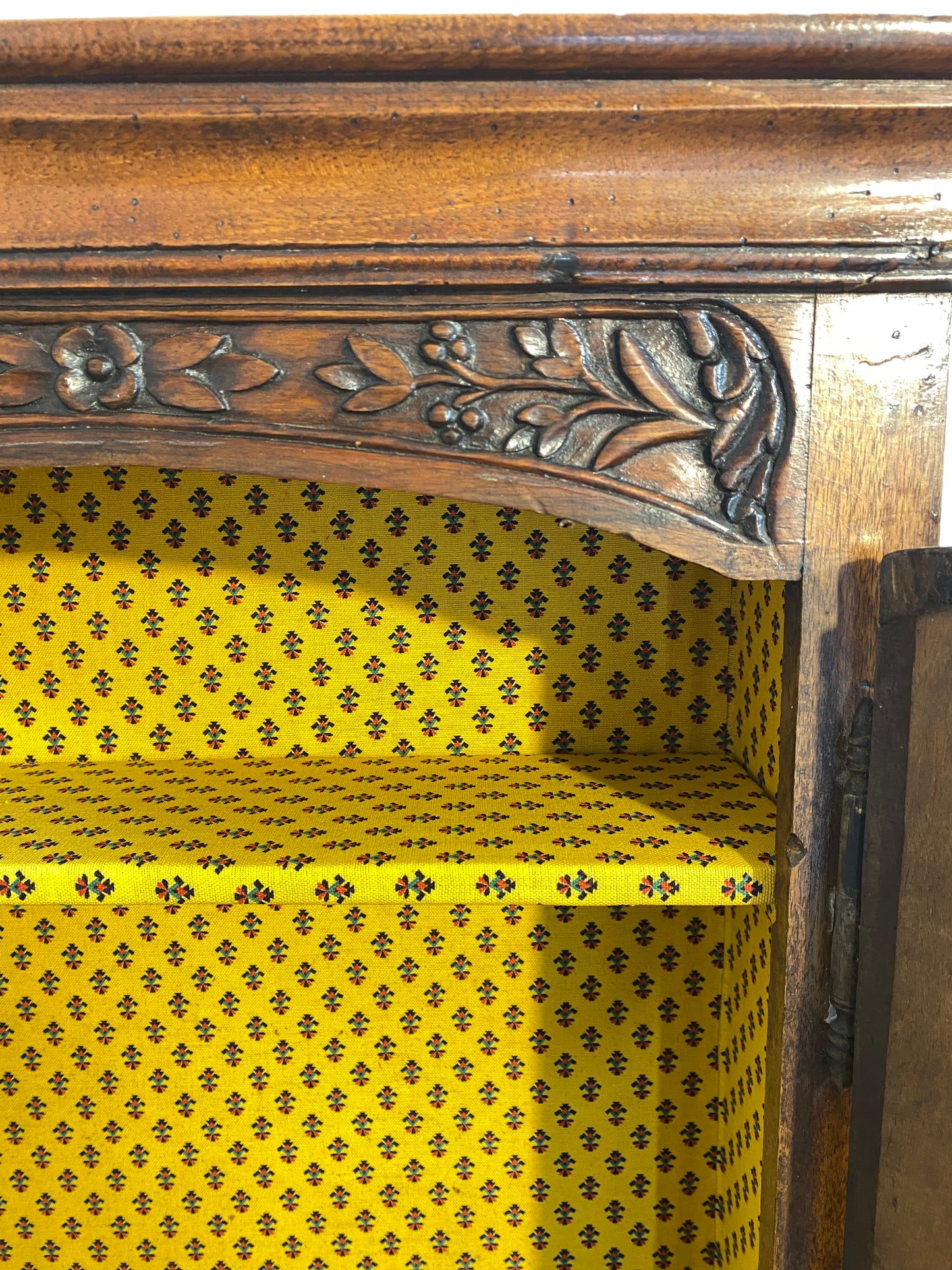 Antique French Provincial Oak Cabinet