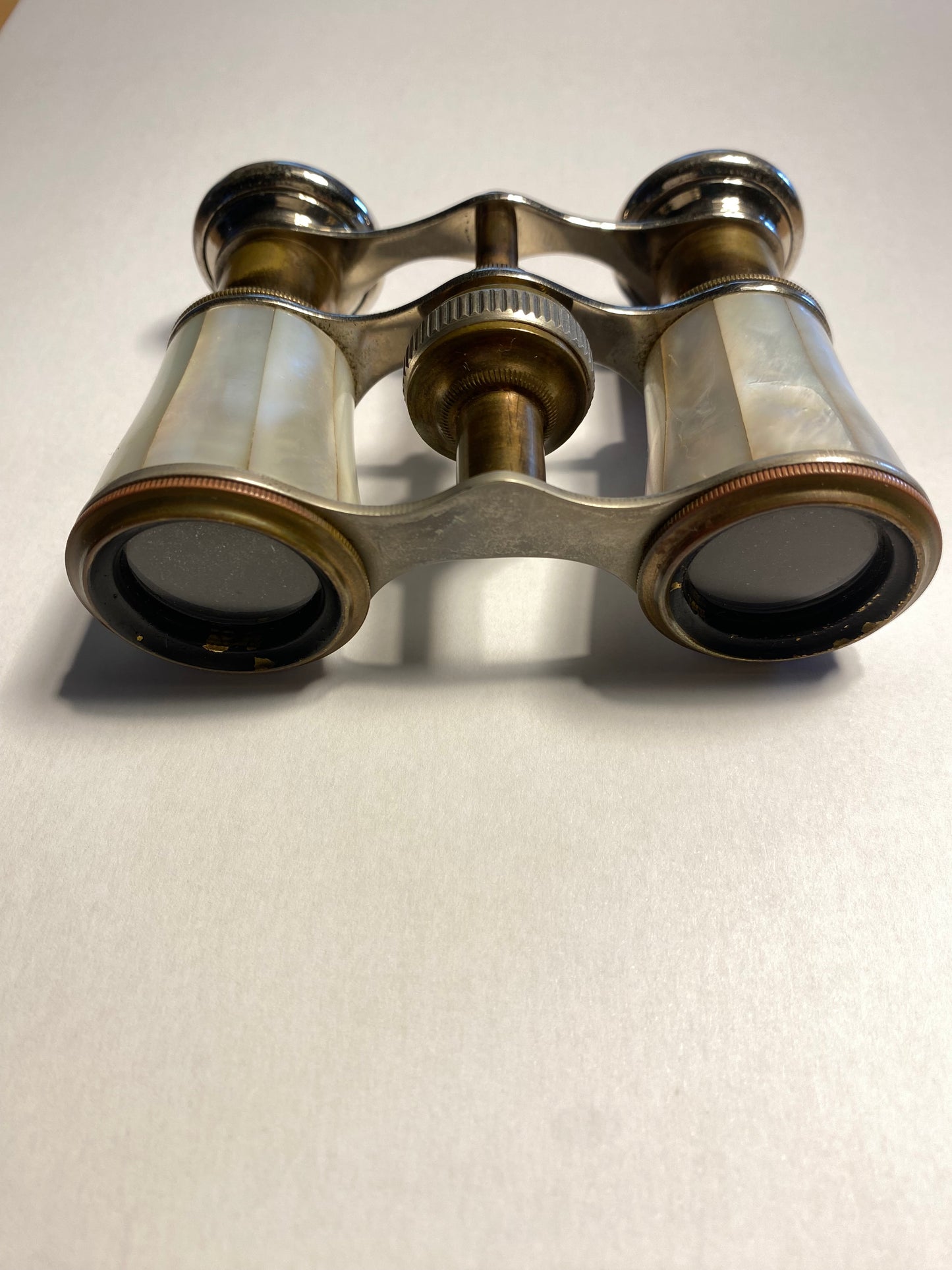 Antique Mother-of-Pearl and Brass Opera Glasses