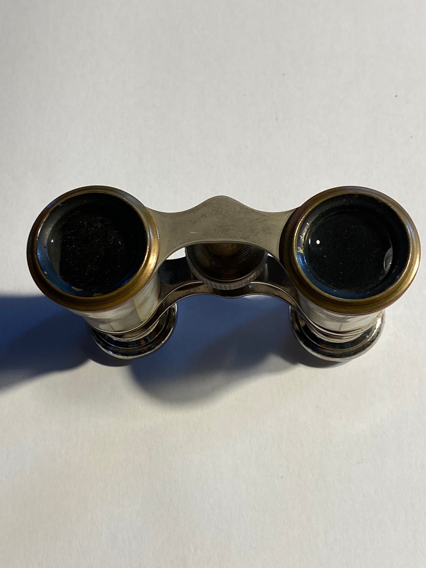 Antique Mother-of-Pearl and Brass Opera Glasses