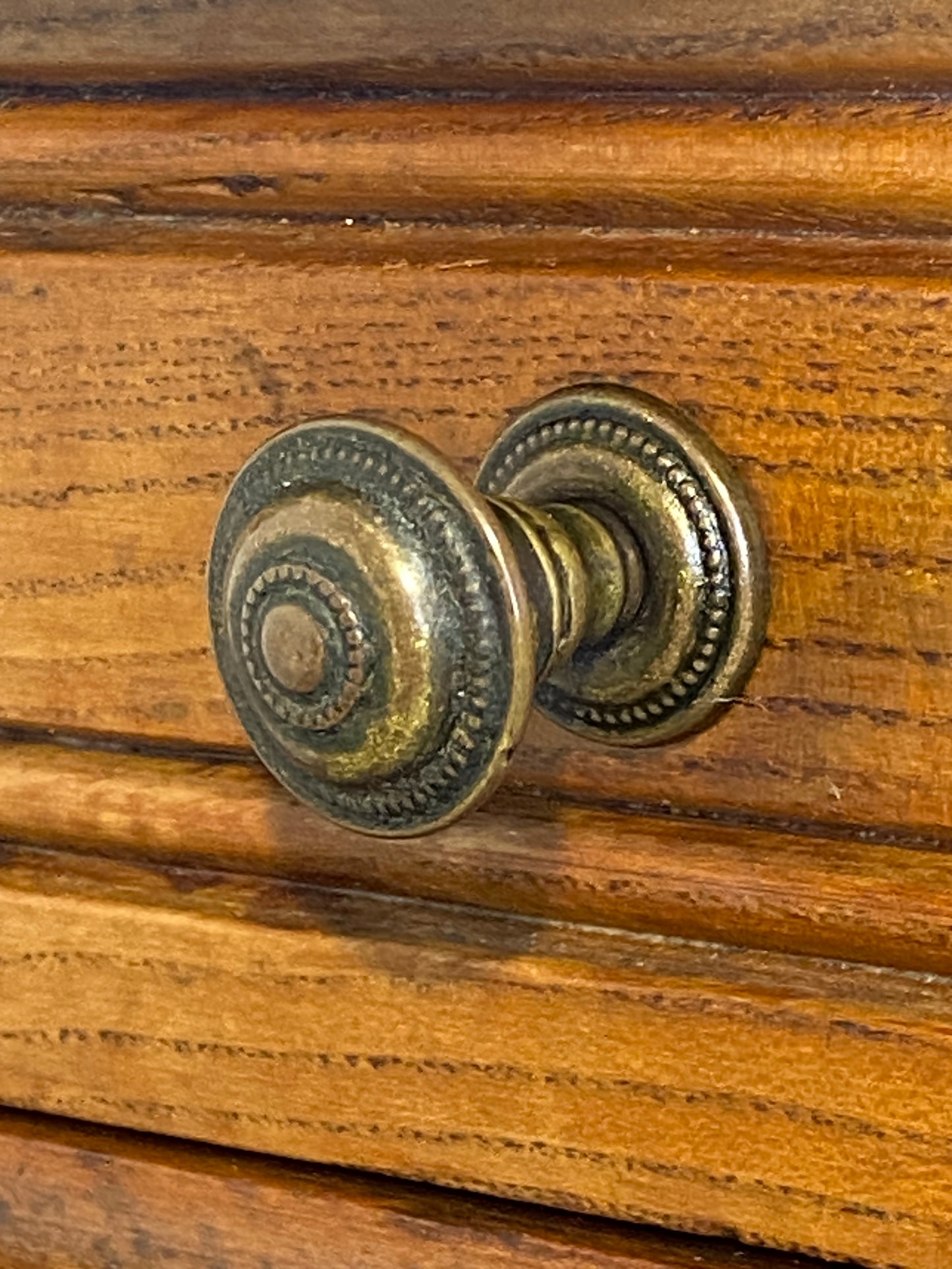French Provincial Marble-Topped Cabinet with Ceramic Lining