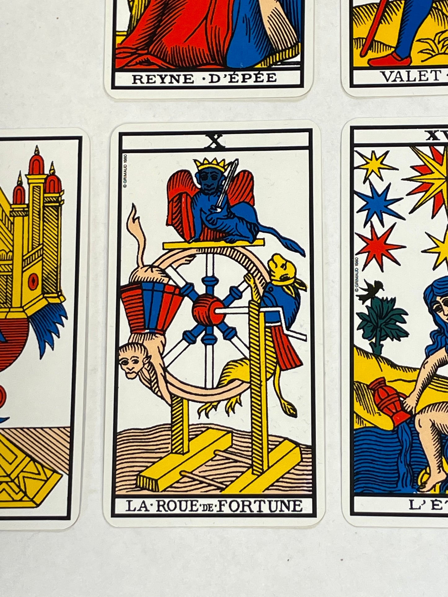 Box with 'Tarot de Marseille' cards and guidebook by Alexandro Jodorowski 1980