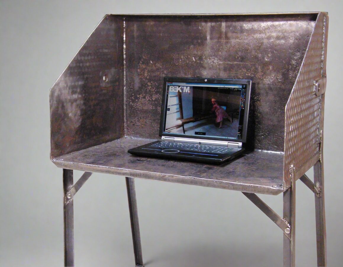 Unique industrial desk by B3KM