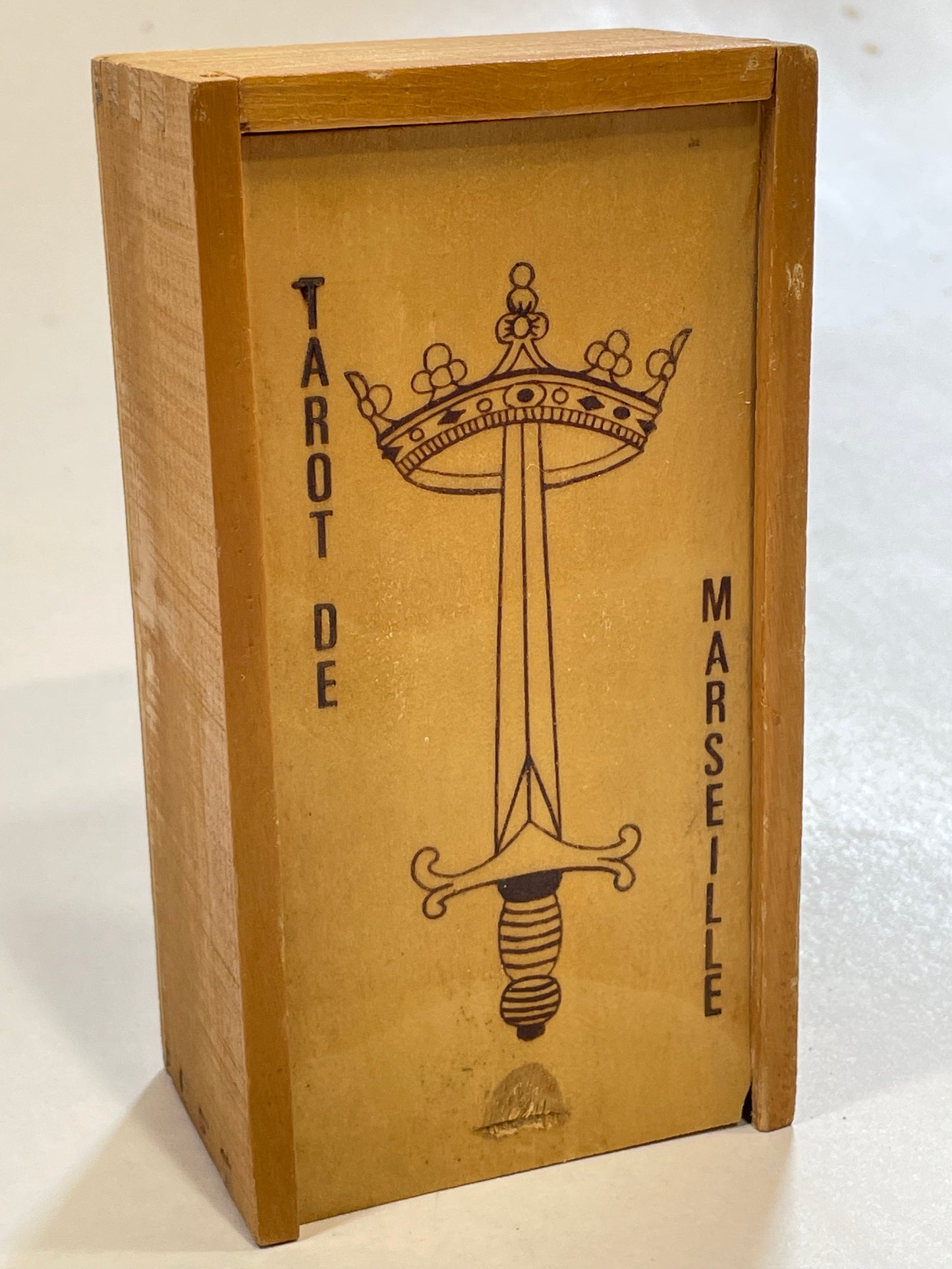 Box with 'Tarot de Marseille' cards and guidebook by Alexandro Jodorowski 1980