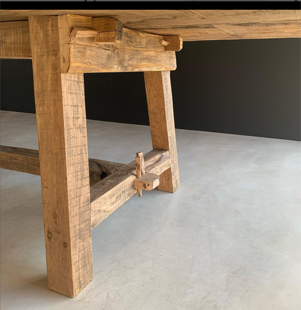 Handcrafted Farmhouse Table by Studio B3KM – Made to Order, Any Size
