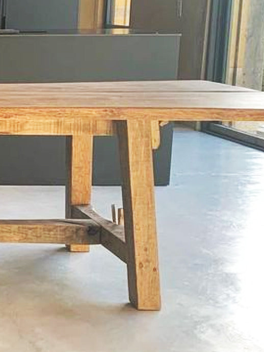 Handcrafted Farmhouse Table by Studio B3KM – Made to Order, Any Size