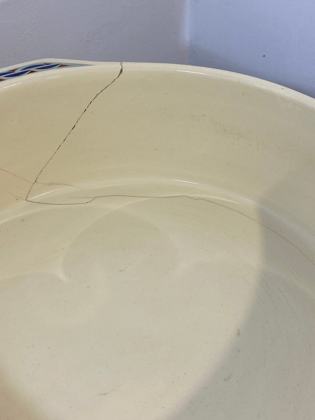 Vintage French Saint-Amand Art Deco Pitcher & Basin – Hand-Painted Floral — photo 4