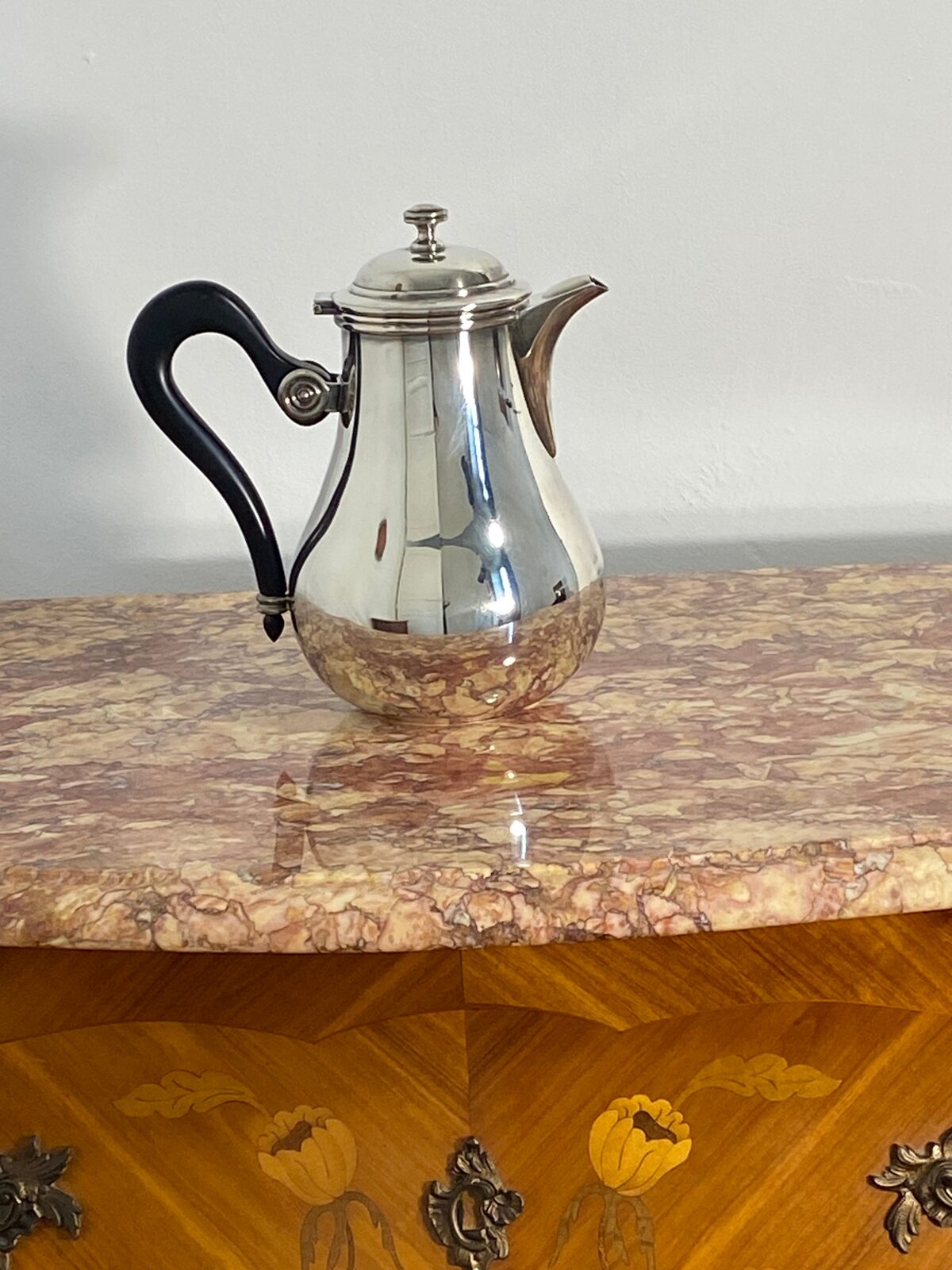 Saint Hilaire Silver-Plated Teapot with Ebonized Handle — photo 3