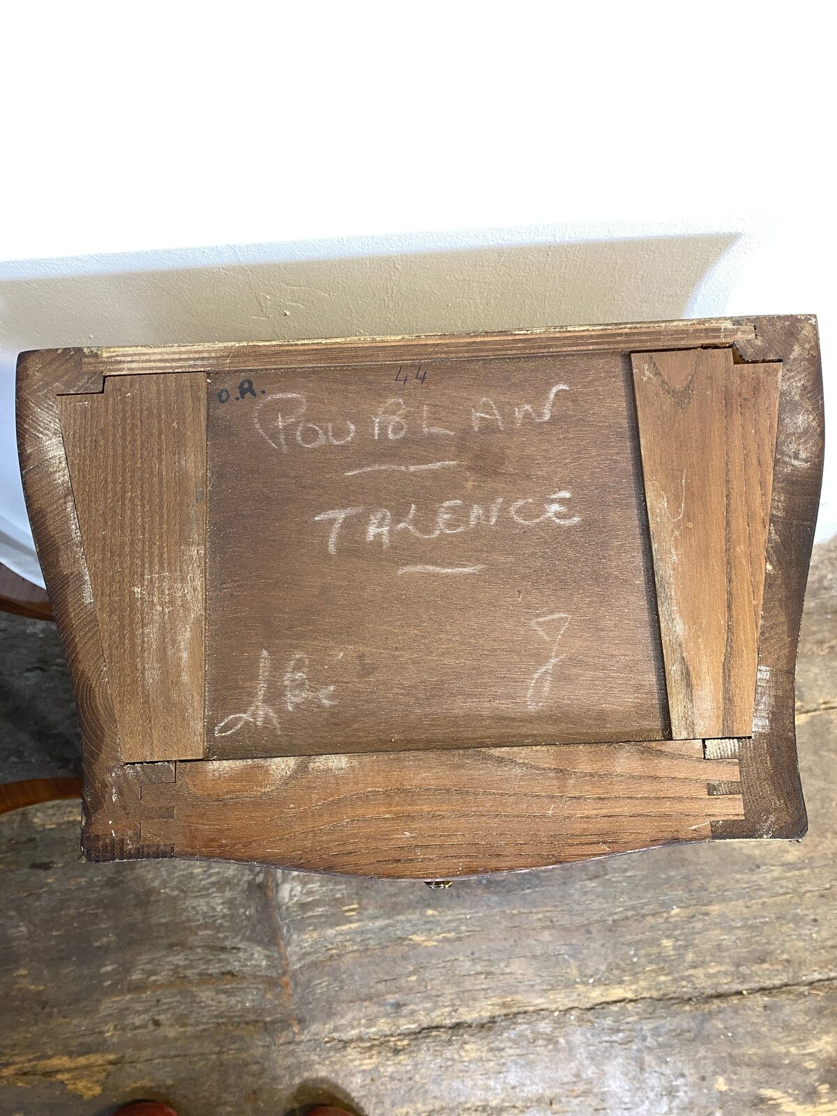 Pair of Louis XV-Style Bedside Cabinets with Marble Tops – Mid-20th Century — photo 15