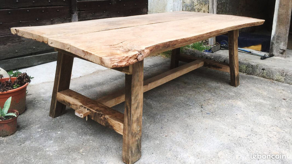 Handcrafted Farmhouse Table by Studio B3KM – Made to Order, Any Size — photo 3