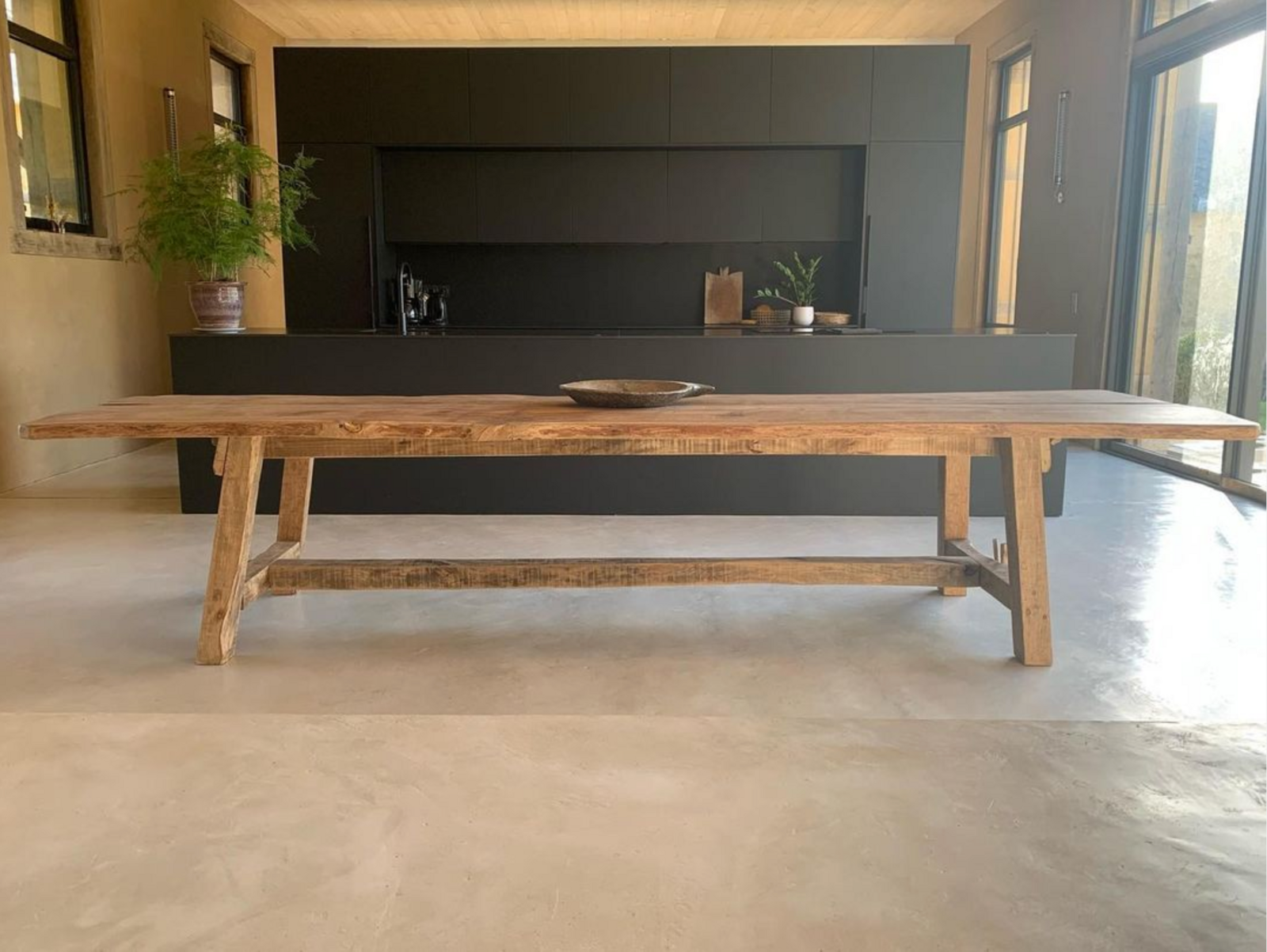 Handcrafted Farmhouse Table by Studio B3KM – Made to Order, Any Size